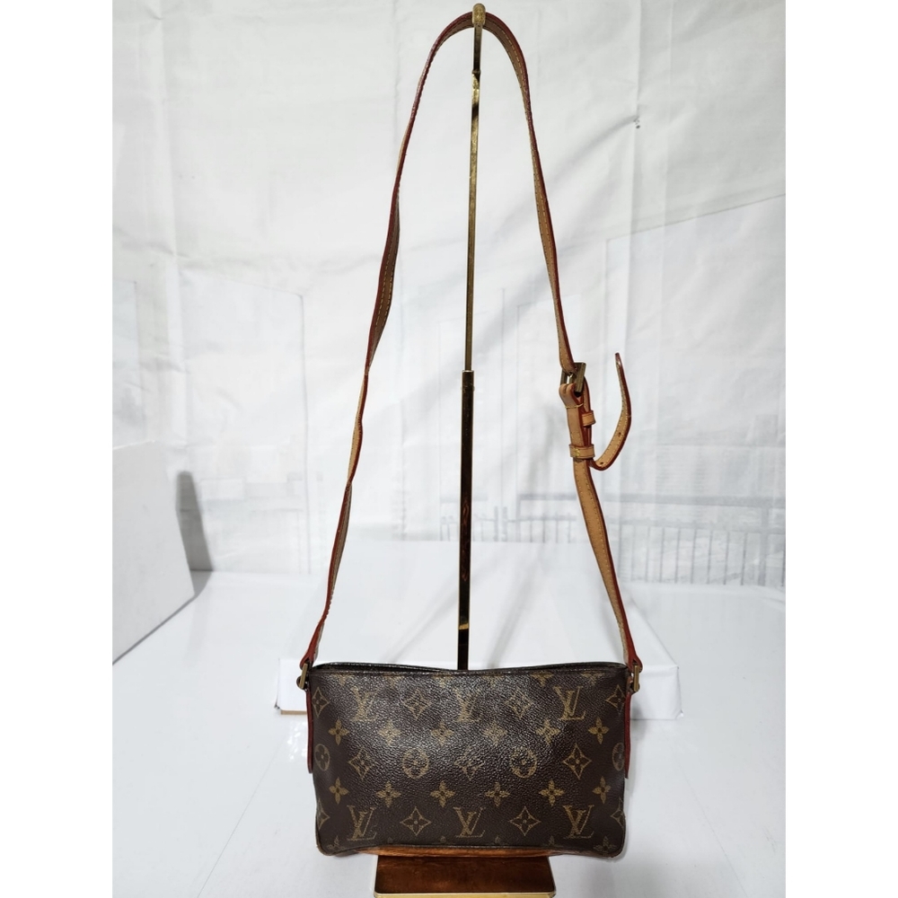Louis Vuitton Monogram Trotteur Crossbody Bag Brown